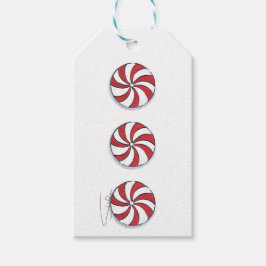 Etiqueta Para Presente Peppermint Kisses