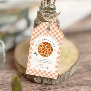 Etiqueta Para Presente Pequeno Chá de fraldas de Pizza Fall