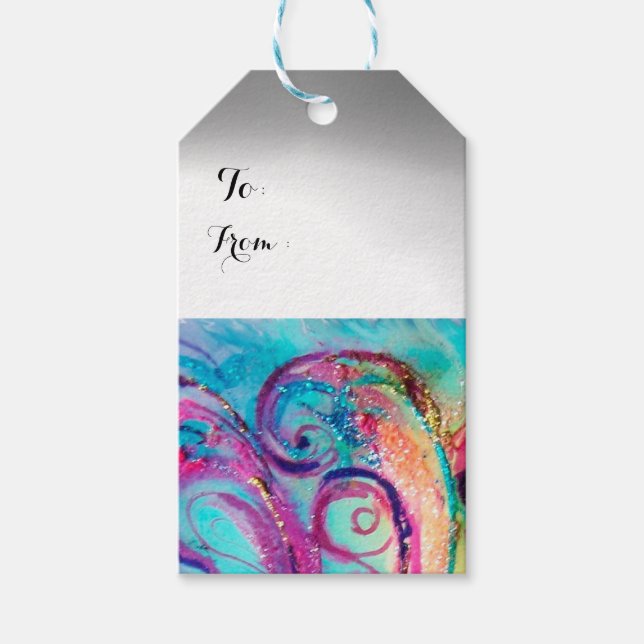 ETIQUETA PARA PRESENTE PEQUENO ELF DE COGUMELOS (Frente)