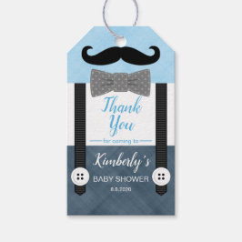 Etiqueta Para Presente Pequeno marinho azul bebê chá de fraldas