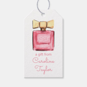 Etiqueta Para Presente Perfume do Designer de Alto Alcance de Aquarela