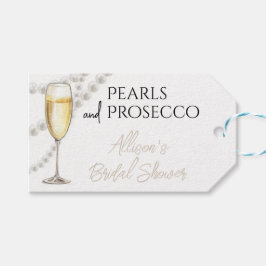 Etiqueta Para Presente Pérolas e Prosecco