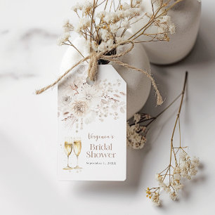 Etiqueta Para Presente Pérolas e Prosecco Nupcial