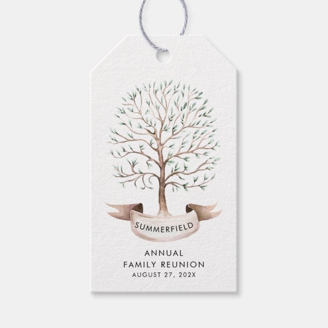 Etiqueta Para Presente Personalização de primos de árvore genealógica da  (Frente)