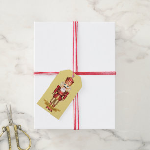 Etiqueta Para Presente Personalizado de Natal do Soldado de Brinquedos do