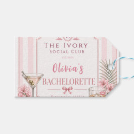 Etiqueta Para Presente personalizado Lux Rosa Despedida de Solteira noiva