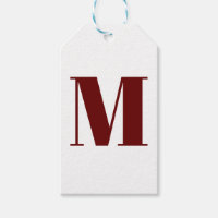 Personalizar o monograma inicial branco de marrom-