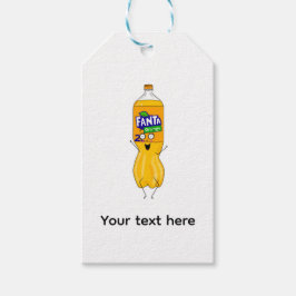 Etiqueta Para Presente Personalize fantástico, refrigerante laranja