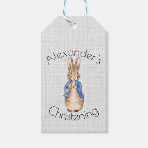 Etiqueta Para Presente Personalize Peter, o Rabbit Christening