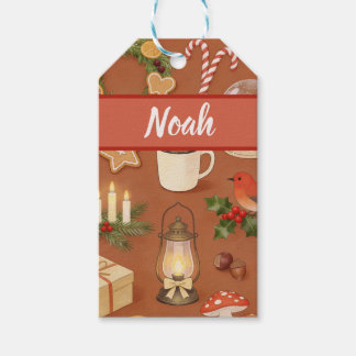 Etiqueta Para Presente Personalized Christmas Gift Tag with Cozy Gift Tag