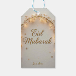 Etiqueta Para Presente Personalized Eid Mubarak 
