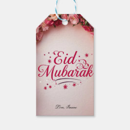 Etiqueta Para Presente Personalized Eid Mubarak 