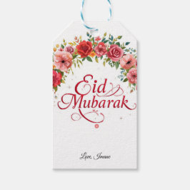 Etiqueta Para Presente Personalized Eid Mubarak Gift Tags