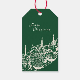 Etiqueta Para Presente Personalized Merry Christmas Table Minimal Design