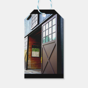 Etiqueta Para Presente Perspectiva da Porta do Barn