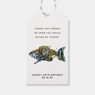 Etiqueta Para Presente Pesca   Festa de aniversário Obrigado Marcas Favor