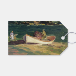 Etiqueta Para Presente Pescador em Cabo Elizabeth (Maine, EUA)