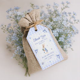 Etiqueta Para Presente Peter Rabbit Bunny Baby Shower Thank You Gift Tag