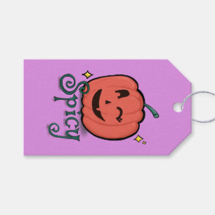 Etiqueta Para Presente Picante de abóbora