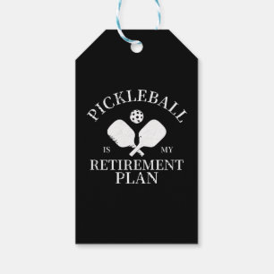Etiqueta Para Presente pickleball é meu plano de aposentadoria