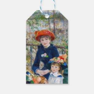 Etiqueta Para Presente Pierre-Auguste Renoir - Duas irmãs no Terraço