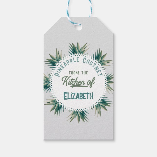 Etiqueta Para Presente Pineapple Chutney (Frente)