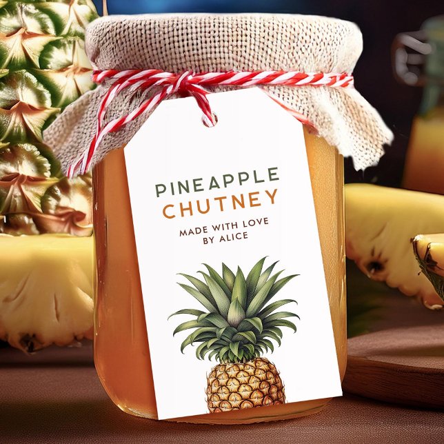 Etiqueta Para Presente Pineapple chutney homemade (Criador carregado)