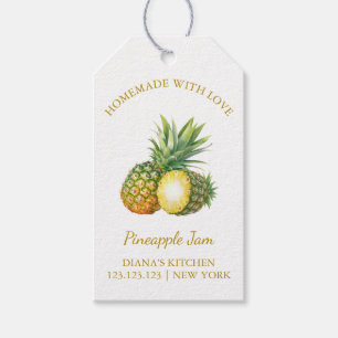 Etiqueta Para Presente Pineapple Embrida Simples - Emperramento de abacax