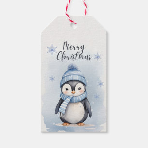 Etiqueta Para Presente "Pinguim Bonito"