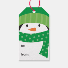Etiqueta Para Presente Pinguim Para De