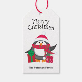 Etiqueta Para Presente Pinguim Personalizado