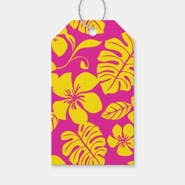 ETIQUETA PARA PRESENTE PINK BIKINI (PINCO QUENTE/AMARELO) (Frente)