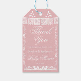 Etiqueta Para Presente Pink Cielito Lindo Mexican Baby Shower Gift