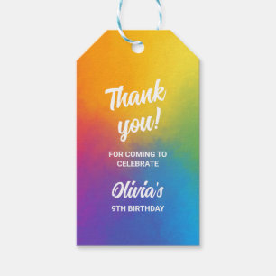 Etiqueta Para Presente Pintar Tie Dye Arts e Artesanatos Colorir Partido