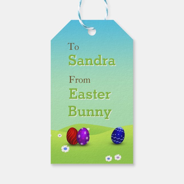 Etiqueta Para Presente Pintinho Felz pascoa (Verso)