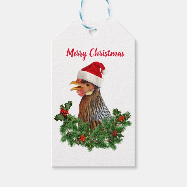 Etiqueta Para Presente Pintinho Santo antigo (Frente)