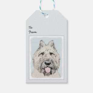 Etiqueta Para Presente Pintura Bouvier des Flandres - Arte Cachorra Origi
