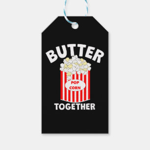 Etiqueta Para Presente Pipoca de Filme BUTTER Together