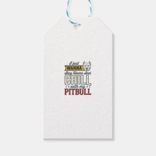 Etiqueta Para Presente Pitbull Vintage Fique Em Casa E Relaxe Amante De C