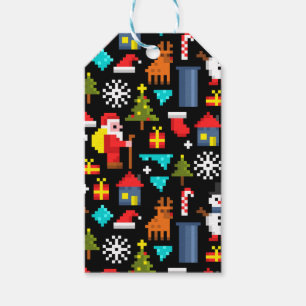 Etiqueta Para Presente Pixel Natal
