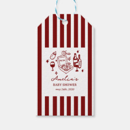 Etiqueta Para Presente Pizza doodle special Delivery Baby Shower