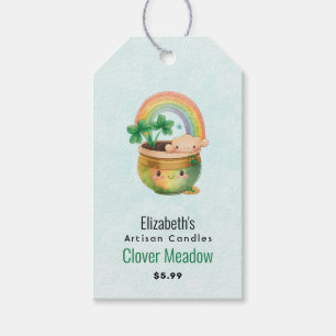 Etiqueta Para Presente Plantador de Jardim Bonito com Compro Rainbow & Cl
