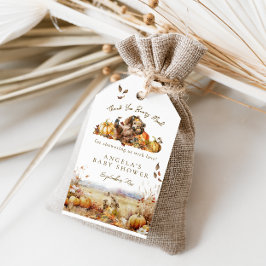 Etiqueta Para Presente Podemos Esperar O Chá de fraldas Da Floresta