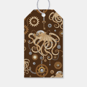 Etiqueta Para Presente Polvo Steampunk Retro Fantasia Mecânica
