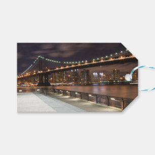 Etiqueta Para Presente Ponte Manhattan e Skyline NYC