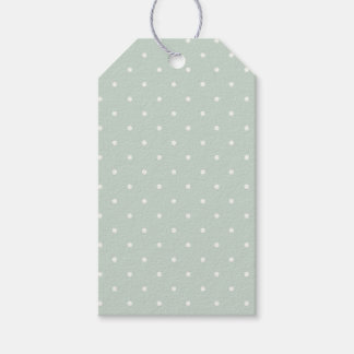 Etiqueta Para Presente Pontos de Bolinha da Primavera Micro | Sage Suave
