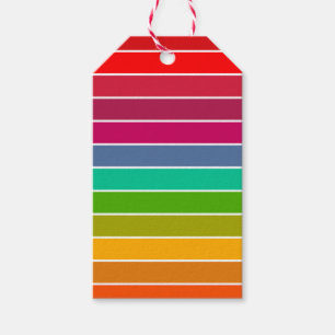 Etiqueta Para Presente Pop Art Stripes
