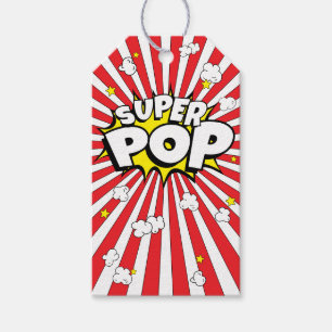 Etiqueta Para Presente POP SUPER! Funny Corny Em branco