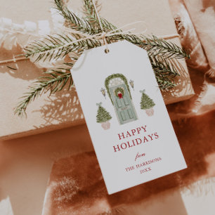 Etiqueta Para Presente Porta de Natal