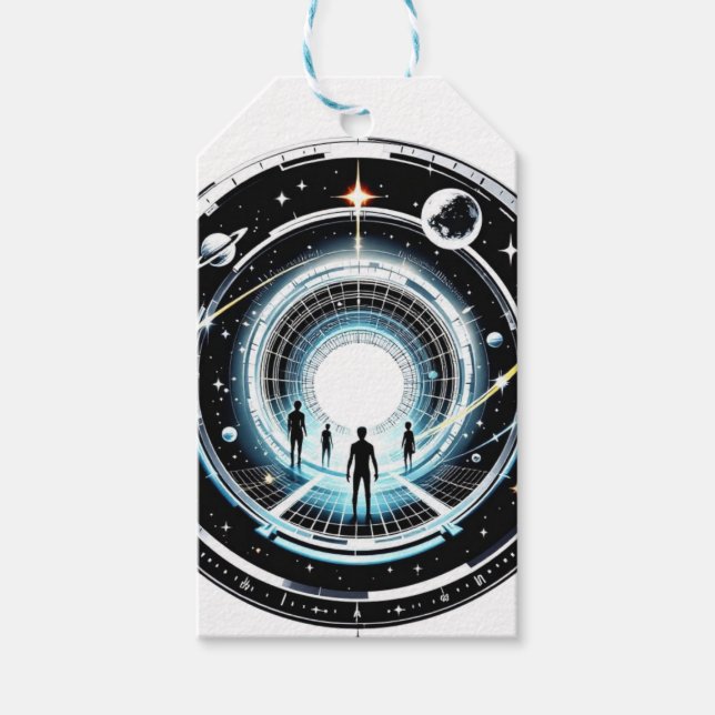 Etiqueta Para Presente Portal Cósmico (Frente)